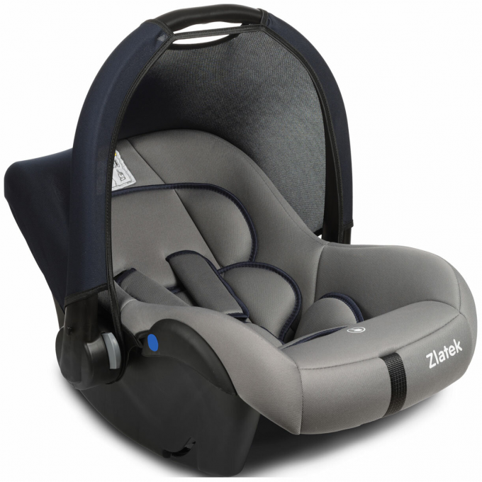 Автокресло ZLATEK COLIBRI LUX светло-серый 0+, до 13 кг, 0–1,5 лет KRES4039