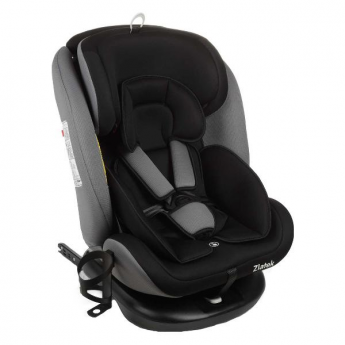 Автокресло ZLATEK CRUISER ISOFIX LUX черный, серый 0+/I/II/III, 0-36 кг, 0-12 лет